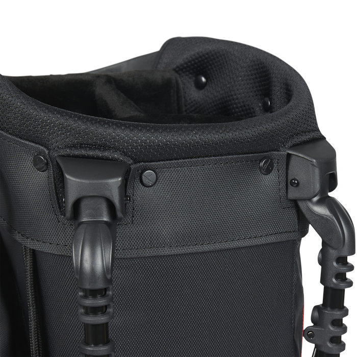 Titleist Players 4 stand bag black red