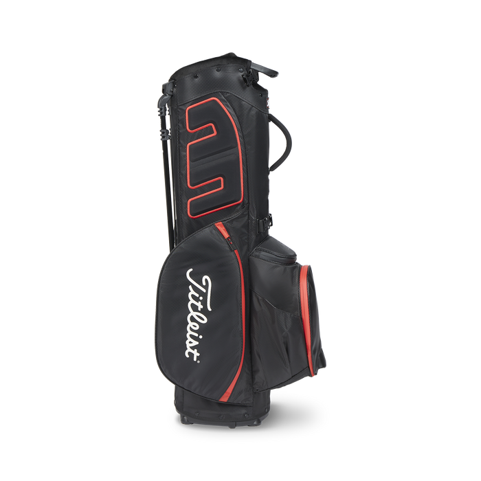 Titleist Players 5 Stand Bag 2023 Black Red