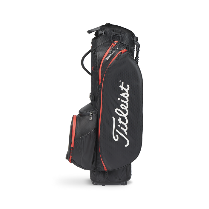 Titleist Players 5 Stand Bag 2023 Black Red