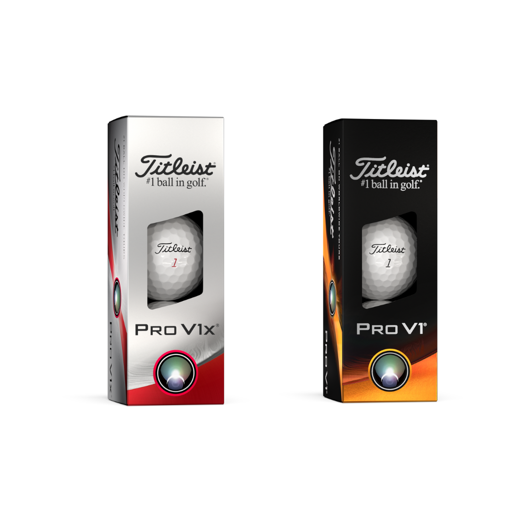 Titleist Pro V1/Pro V1x Pin High Golf Logo Alignment 3 Ball Pack