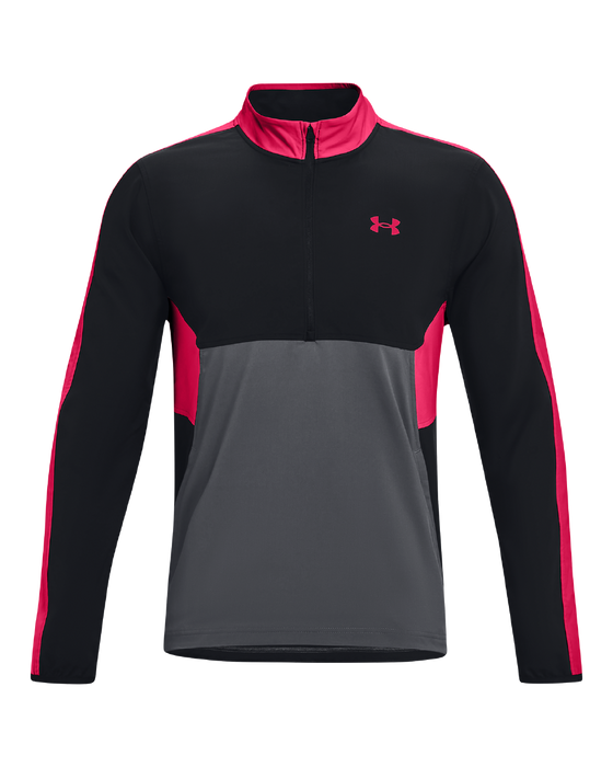 Under Armour Storm Windstrike 1 2 Zip Black Golf Pullover Pin